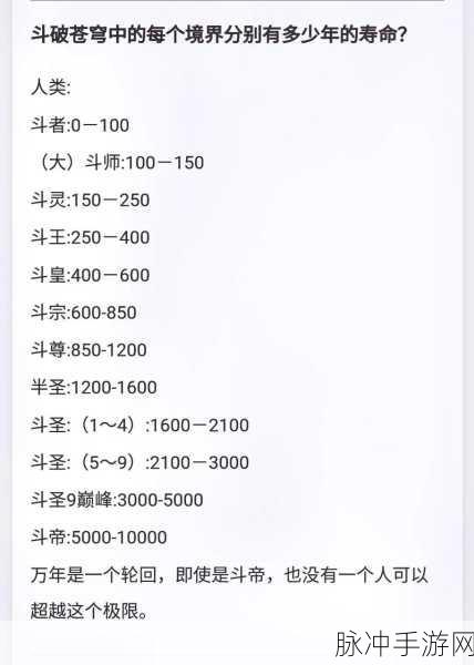 斗破苍穹斗帝境界深度解析,等级划分揭秘