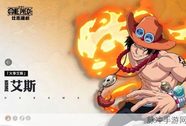 航海王热血航线,深度剖析SS级人物艾斯技能机制