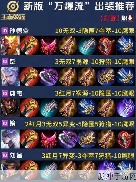 英魂之刃手游吸血鬼出装全攻略，打造无敌续航王者