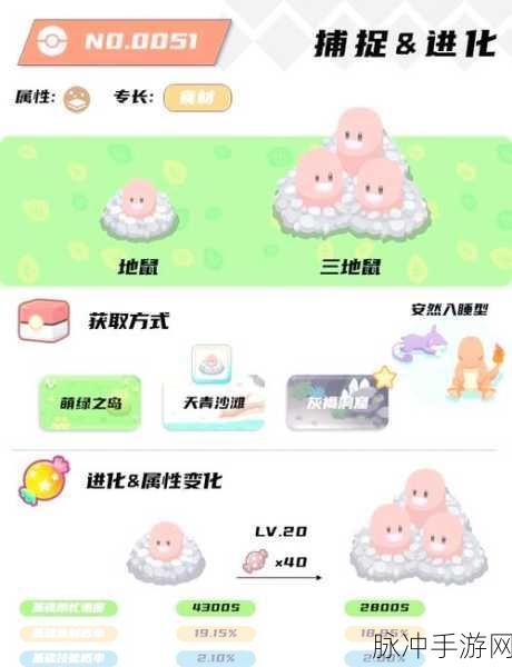 宝可梦大探险,三地鼠技能搭配全攻略