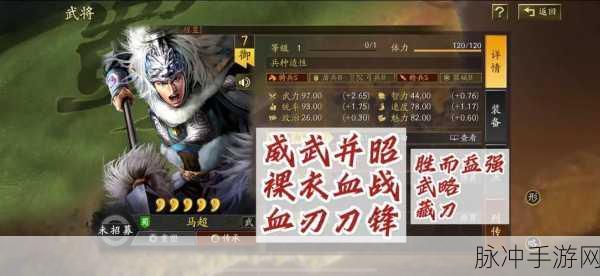 三国志战略版豪华SP马超阵容及顶级战法全揭秘