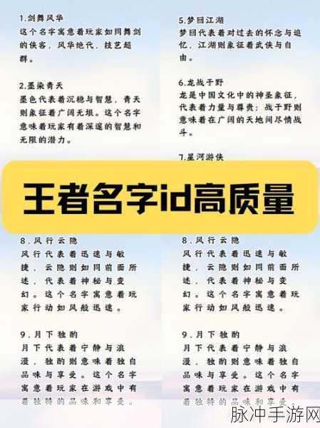 王者荣耀,探寻那些令人耳目一新的游戏昵称