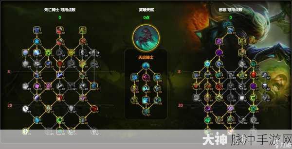 魔兽世界邪DK技能全解析,掌控黑暗的艺术