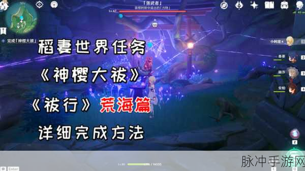 原神神樱大祓荒海解谜全攻略