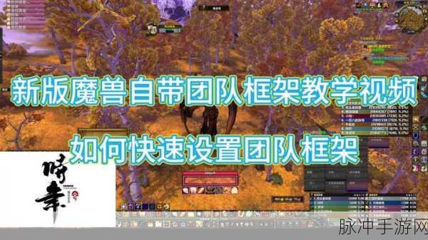 魔兽世界团队框架设置全攻略，助你战斗更高效！