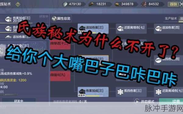 揭秘妄想山海氏族秘术，作用与使用方法全解析