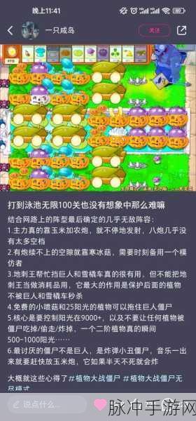 植物大战僵尸2pvz2功夫无尽全攻略