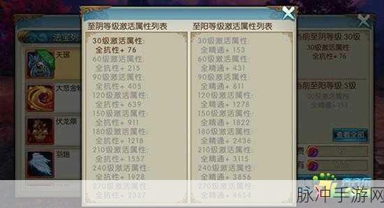 诛仙手游天音法宝血炼属性全解析