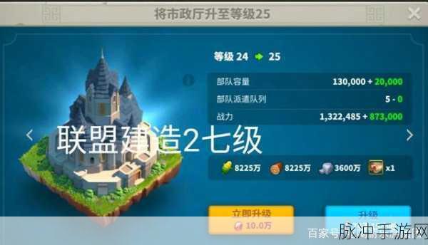万国觉醒市政厅升级前置条件全解析