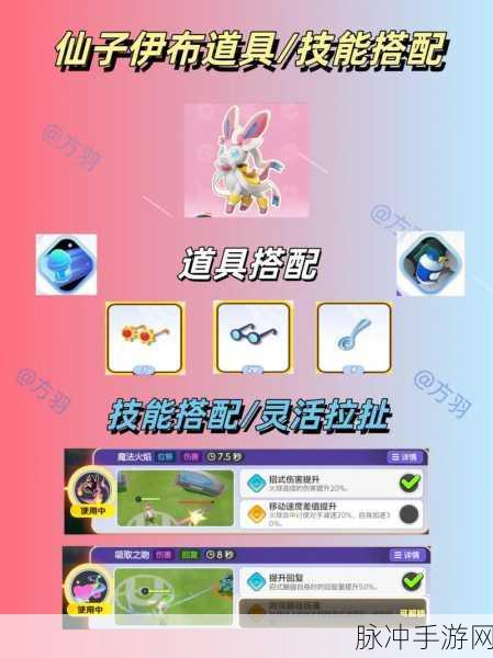 宝可梦大集结仙子伊布，顶尖持有物与技能搭配全攻略