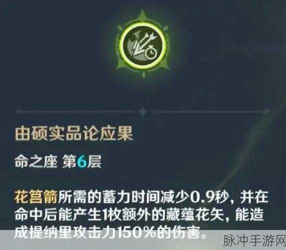 原神提纳里命座提升全剖析,质变与否?