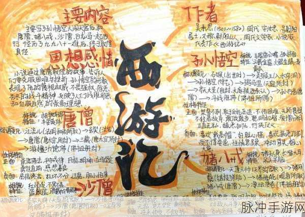 西游奇遇,绘制手抄报,重温经典之旅