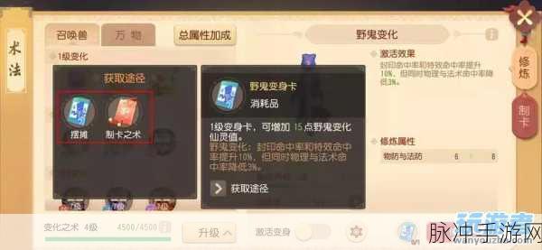 梦幻西游3D法宝全揭秘，种类、功能与搭配策略