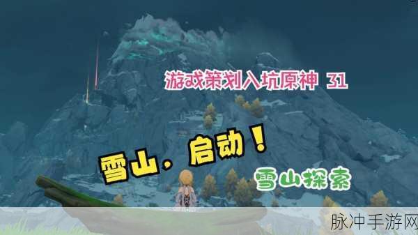 原神雪山石头砸不开的秘境奇遇，解锁未知的探索之旅