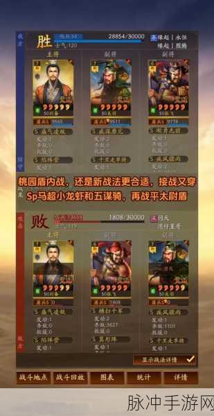 三战桃园盾,解锁最强战法搭配,称霸战场不是梦!