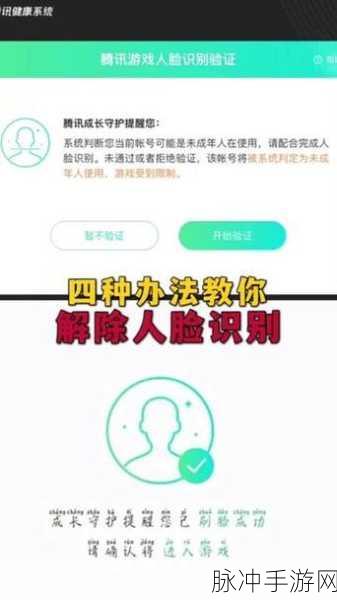 和平精英,解锁无人脸识别游戏体验