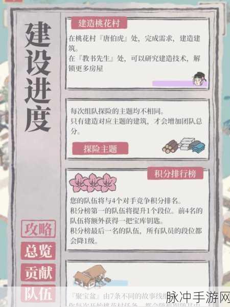 江南百景图桃花村铲子寻觅全攻略，解锁铲子获取的秘密通道