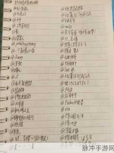 火影迷必看！寻找最炫火影忍者网名，彰显个性风采