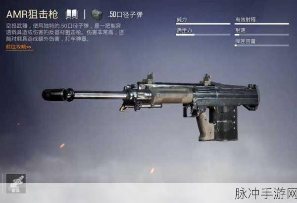 和平精英AMR与AWM,狙击枪王者之争