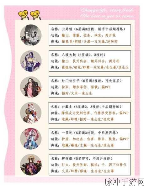 阴阳师限定SR式神探秘，解锁数不尽的传奇魅力
