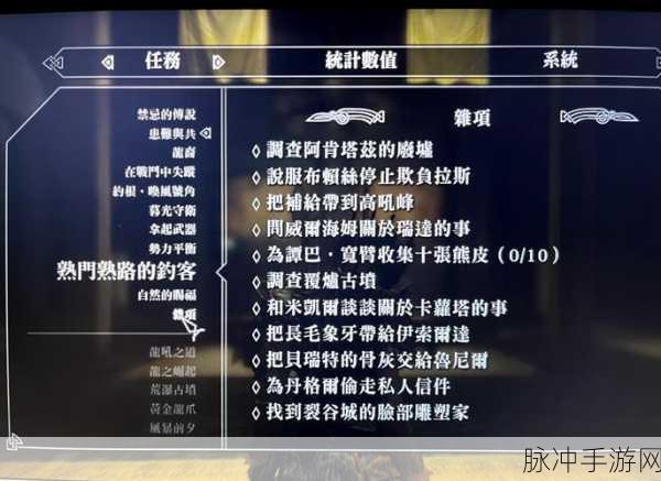探秘奇幻世界，上古卷轴与太初仪式的知识印章之旅
