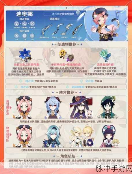 原神迪奥娜角色定位深度剖析，冰属性奶辅的极致魅力