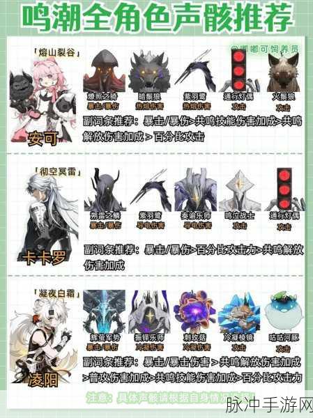 鸣潮维里奈深度攻略，武器声骸搭配与加点配置全解析