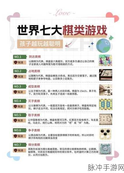 探索棋类手游新世界，除了五子棋、陆军棋、飞行棋、跳棋，还有哪些精彩？