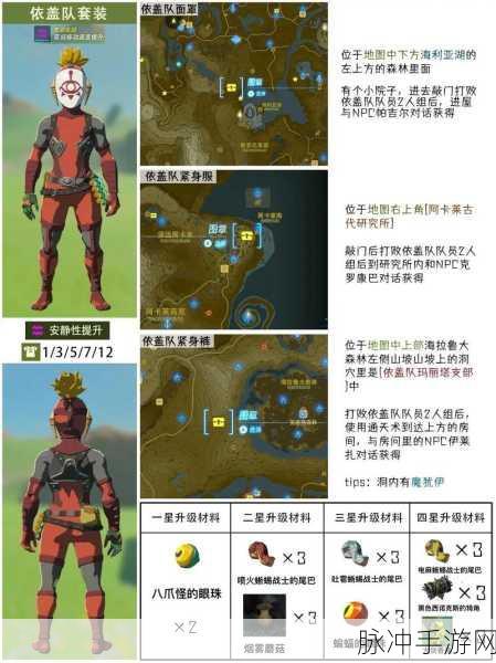 塞尔达传说王国之泪，揭秘蛮族服的获取之旅