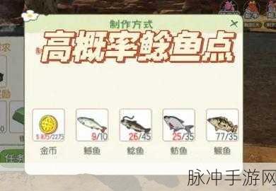 小森生活深度探索，揭秘鲶鱼高产秘境