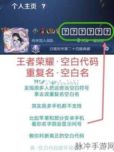 王者荣耀个性升级，彩色签名代码全揭秘