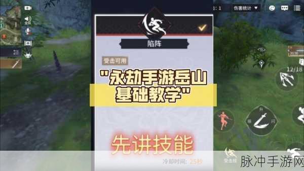 永劫无间岳山大招揭秘,F2竟能团控击晕?新手三排冲分秘籍!