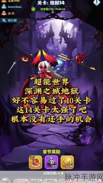 深渊挑战，地狱难度全攻略，超能世界深渊之城深度解析