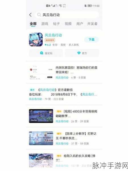 风云岛行动服务器能否实现互通？玩家热议中