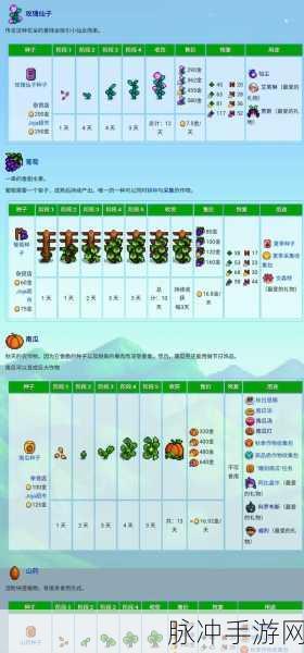 星露谷物语，星级农作物投资指南，五星级收益大揭秘