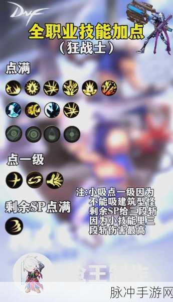 DNF手游深度探索，职业技能加点模拟器助你精准定制战斗风格