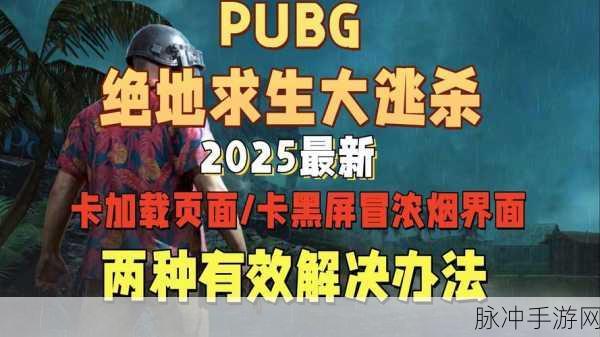 绝地求生卡黑屏界面？教你几招轻松解决！