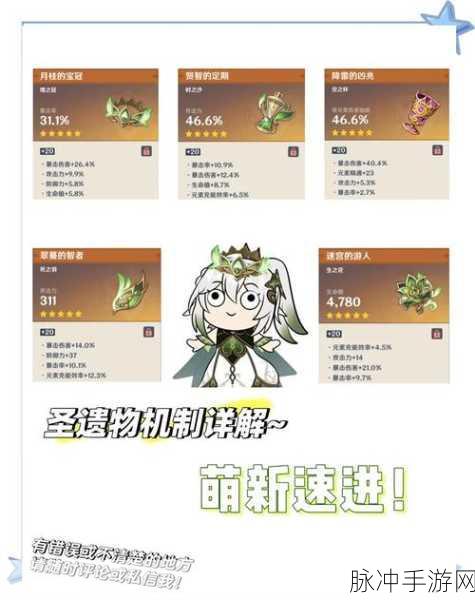 胡桃圣遗物词条搭配秘籍，原神玩家的必备攻略