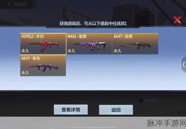 CF手游AK纪念枪，珍稀藏品背后的价值密码与属性深度剖析！