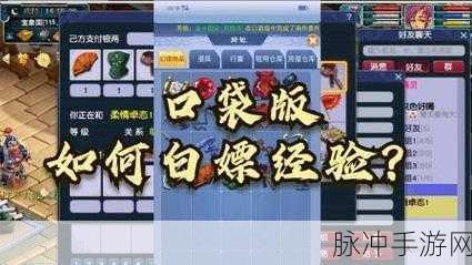 梦幻西游口袋版，揭秘每日经验获取上限