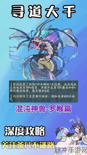 寻道大千灵兽强化全攻略,解锁战力飙升的秘密