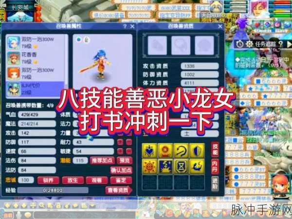 梦幻西游，揭秘龙女洗练的最佳选择与攻略