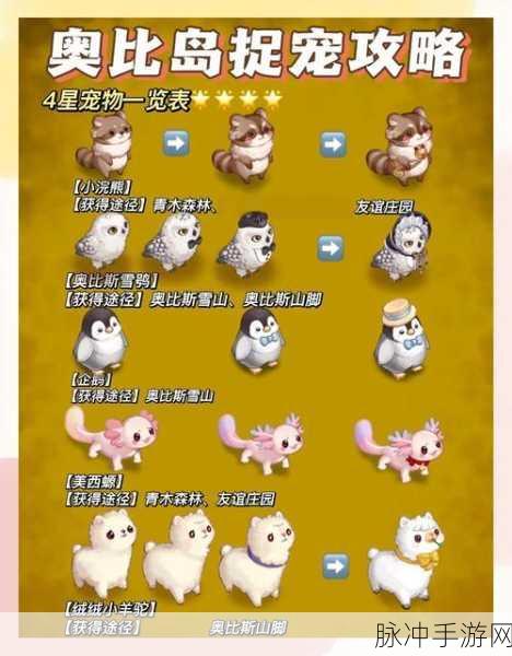 奥比岛白狼捕捉全攻略，地点与技巧大揭秘