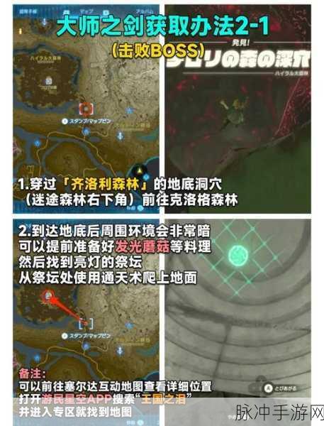 塞尔达传说王国之泪劈石剑获取全攻略