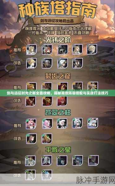 剑与远征时光之巅，解锁征服巅峰的终极秘籍与实战策略