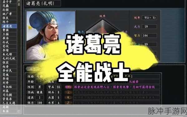 诸葛亮在三国志中的智谋传奇,手游玩家视角下的评价
