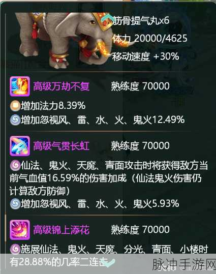 大话西游2，坐骑技能搭配全攻略，打造你的战斗利器