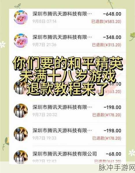 和平精英苹果手机退款，账号安全何去何从？