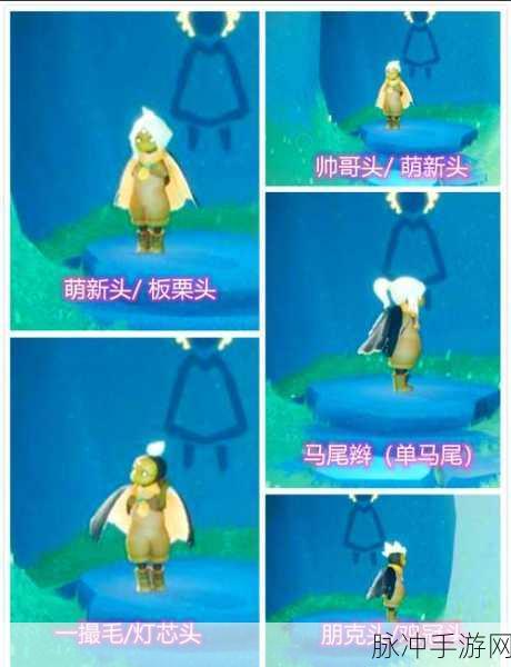 光遇发型大揭秘，公主头与郡主头的绝美差异