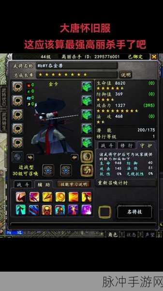 大唐无双，揭秘无名武将的最强搭档选择